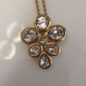 Dior 1970s Vintage Rhinestone Necklace
